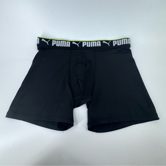 Puma Black Boxer Briefs with Elastic Waistband - Picture 2 of 6